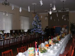 Wigilia w Domu Pomocy Społecznej w Podzamku 23 Grudnia 2014r.